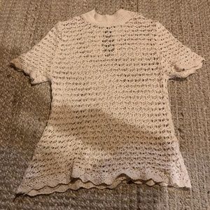 Mango crochet top